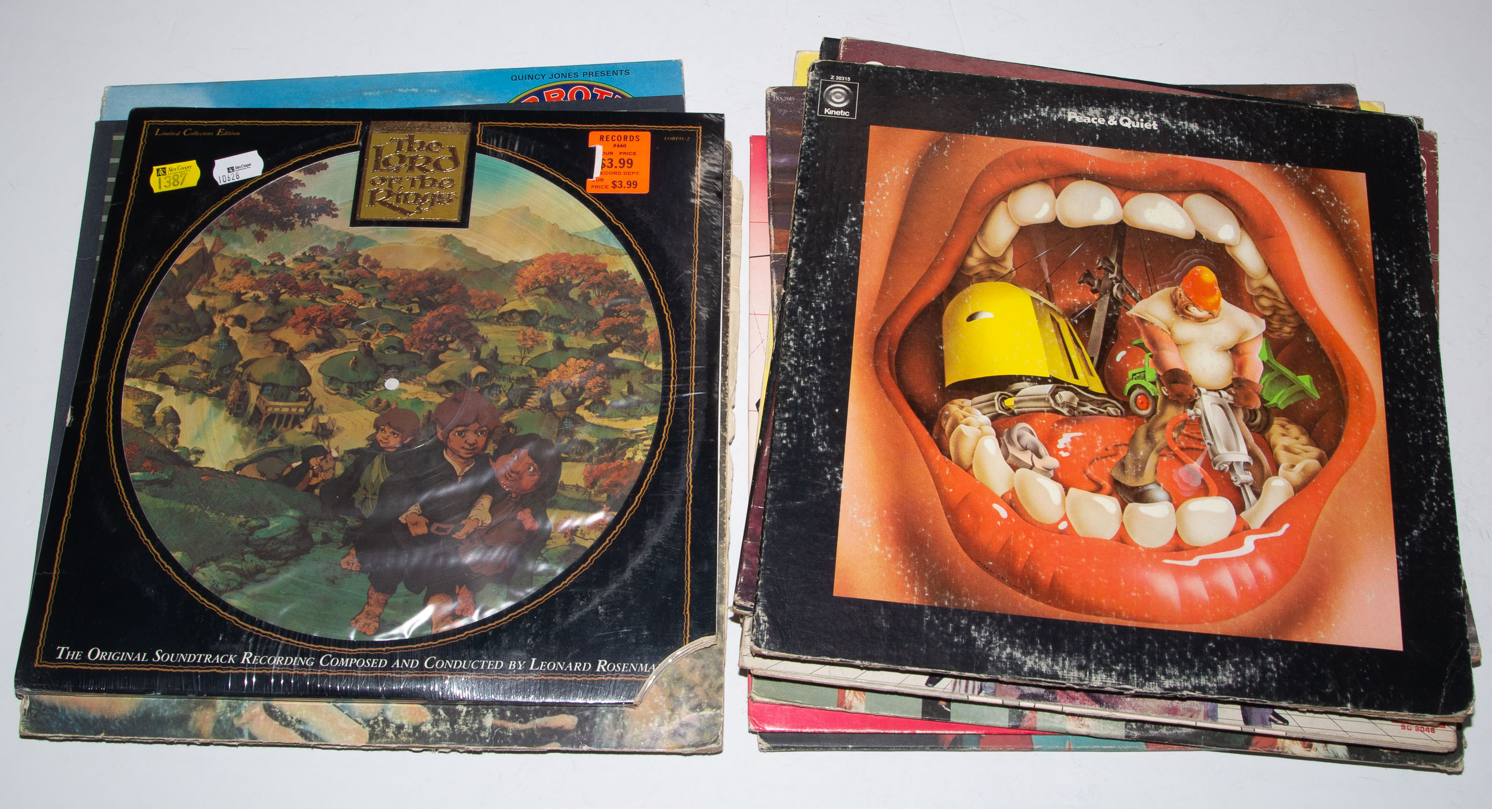 Appraisal: APPROXIMATELY VINTAGE LPS Including Lord of the Rings picture disk