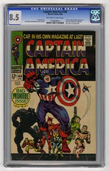 Appraisal: Captain America CGC Marvel Comics Click for full description