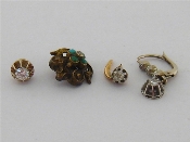 Appraisal: A mixed lot of miscellaneous diamond set pieces including a