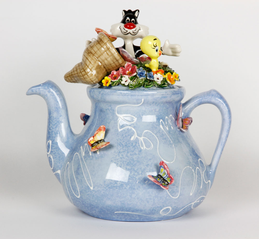 Appraisal: - Warner Brothers Teapot Warner Brothers teapot with certificate of