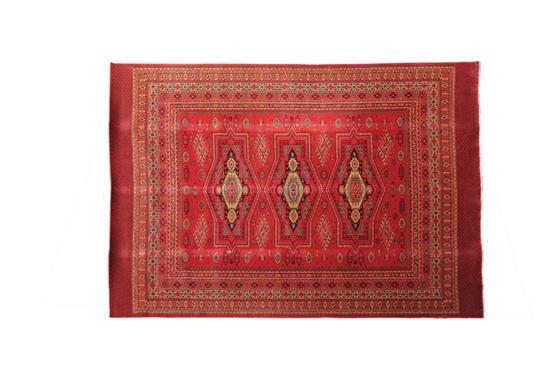 Appraisal: OLD WILTON RUG American th century Tekke pattern brick ground