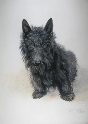 Appraisal: Frieda Elizabeth Bruce n e Myers - Brock a terrier