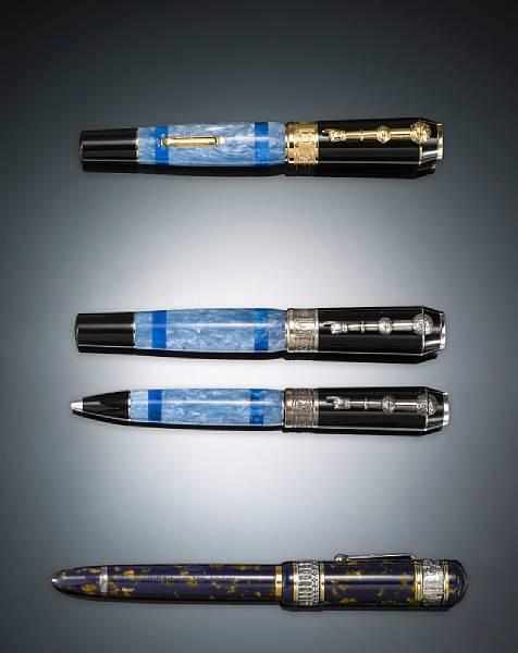 Appraisal: DELTA Israel th Anniversary Vermeil Limited Edition Fountain Pen An