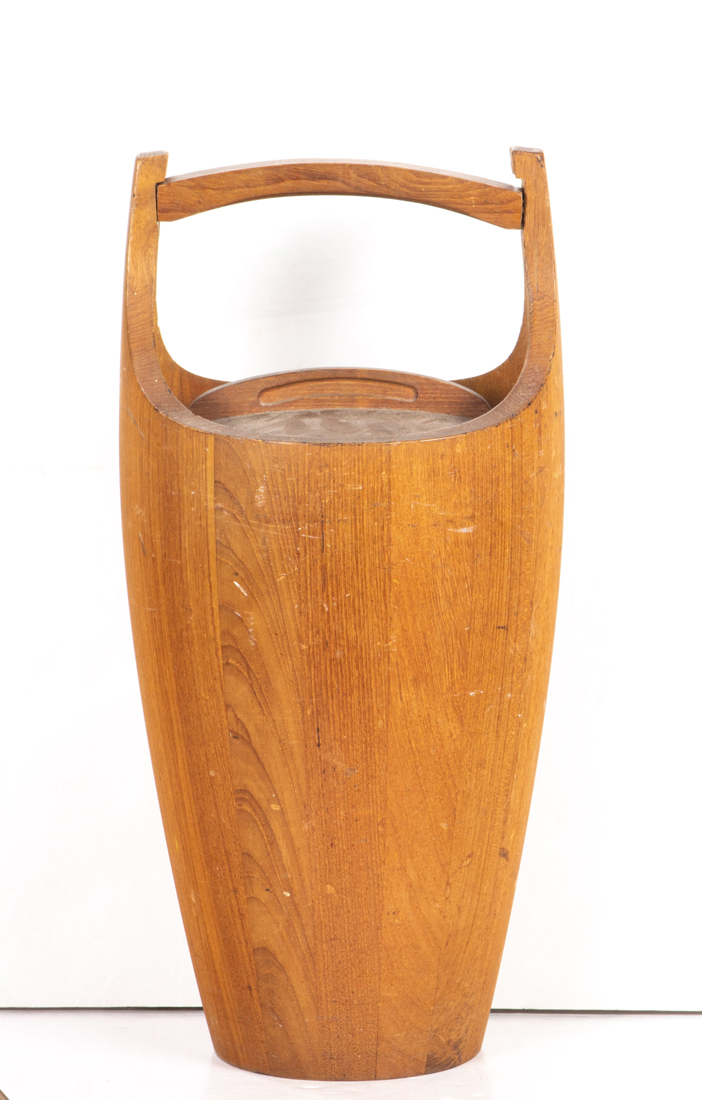 Appraisal: DANSK TEAK ICE BUCKET H Dansk teak ice bucket h