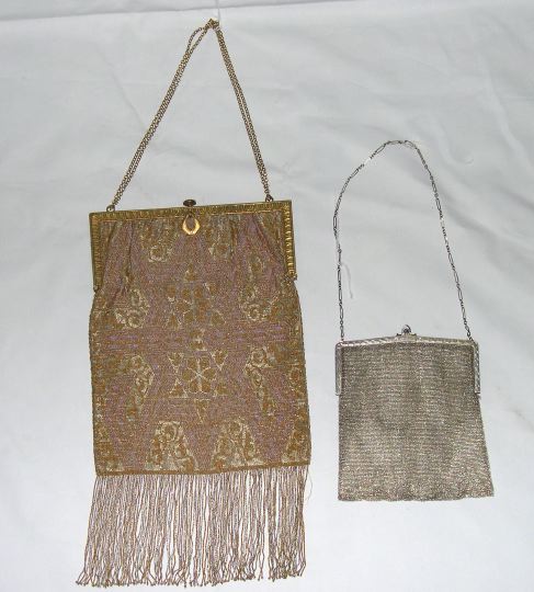 Appraisal: Two Lady's Evening Bags consisting of a good Whiting and