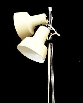 Appraisal: Danish mid-century modern floor lamp marked E S Horn A