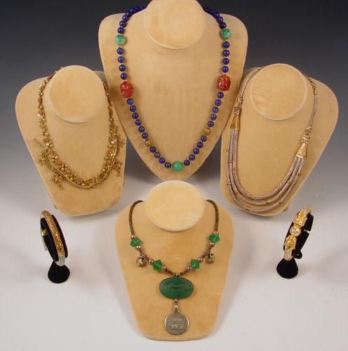 Appraisal: ESTATE COLLECTION OF JEWELRY FROM A WORLD TRAVELER Vermeil Ctw