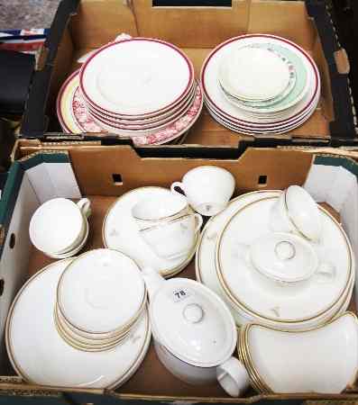 Appraisal: A collection of Pottery to include Royal Doulton Gilded Bone