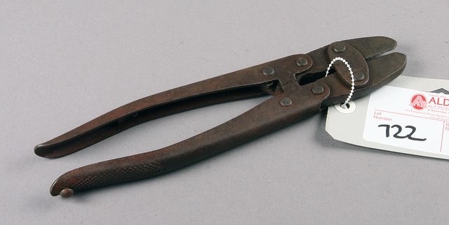 Appraisal: German wire cutter long unmarked