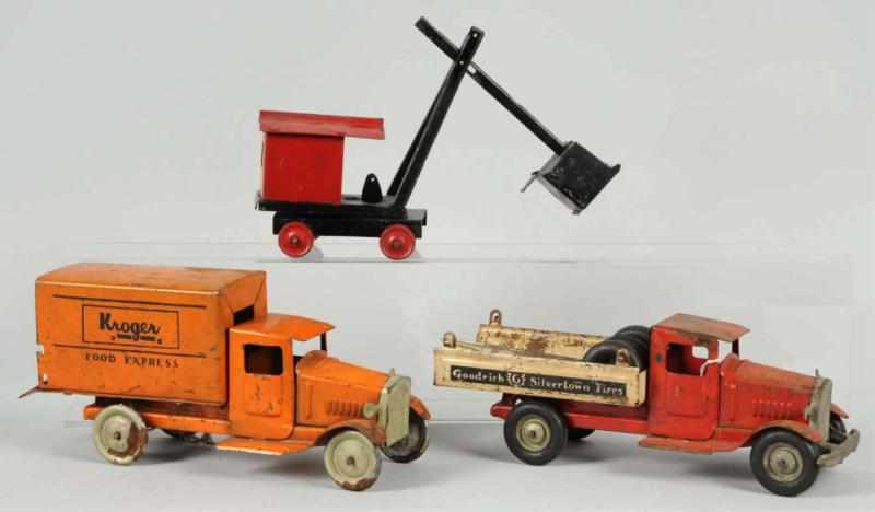 Appraisal: Lot of Pressed Steel Metalcraft Vehicle Toys American Includes one