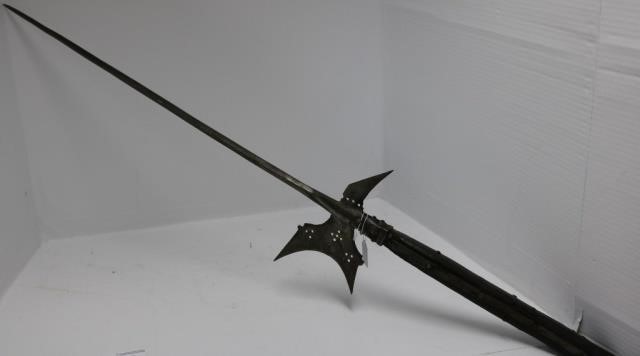 Appraisal: A HALBERD WEAPON TH C GERMAN OR SWISS GOODORIGINAL CONDITION