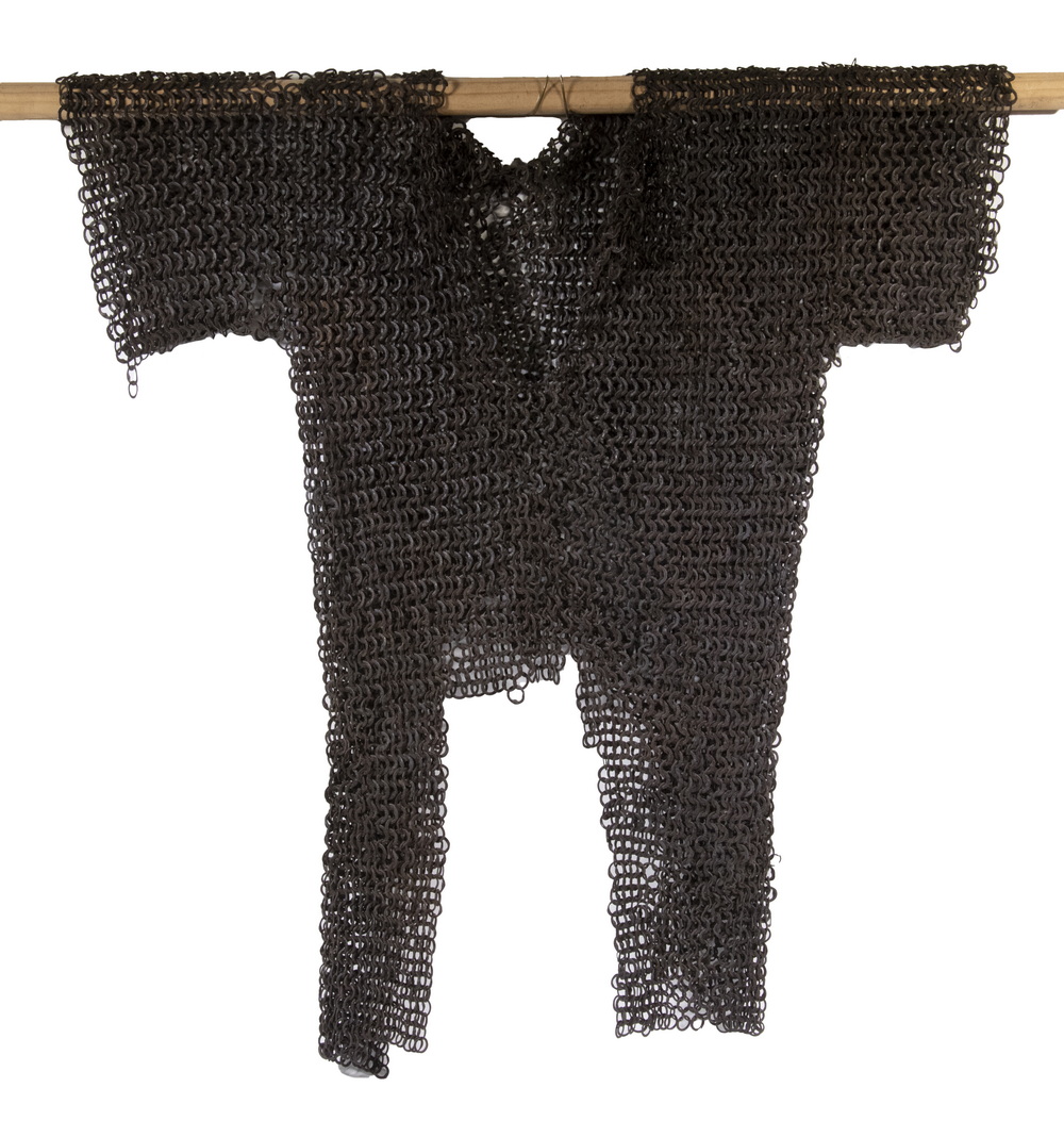 Appraisal: TH C SPANISH CHAIN MAIL HAUBERK Coat of Mail comprised