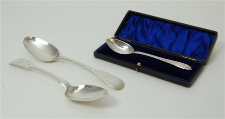 Appraisal: Dundee - a Scottish provincial christening spoon Alexander Cameron marked