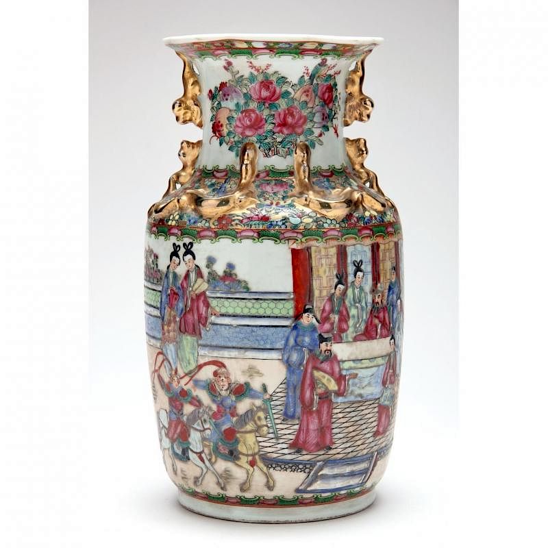 Appraisal: Famille Rose Vase second half of the th century with