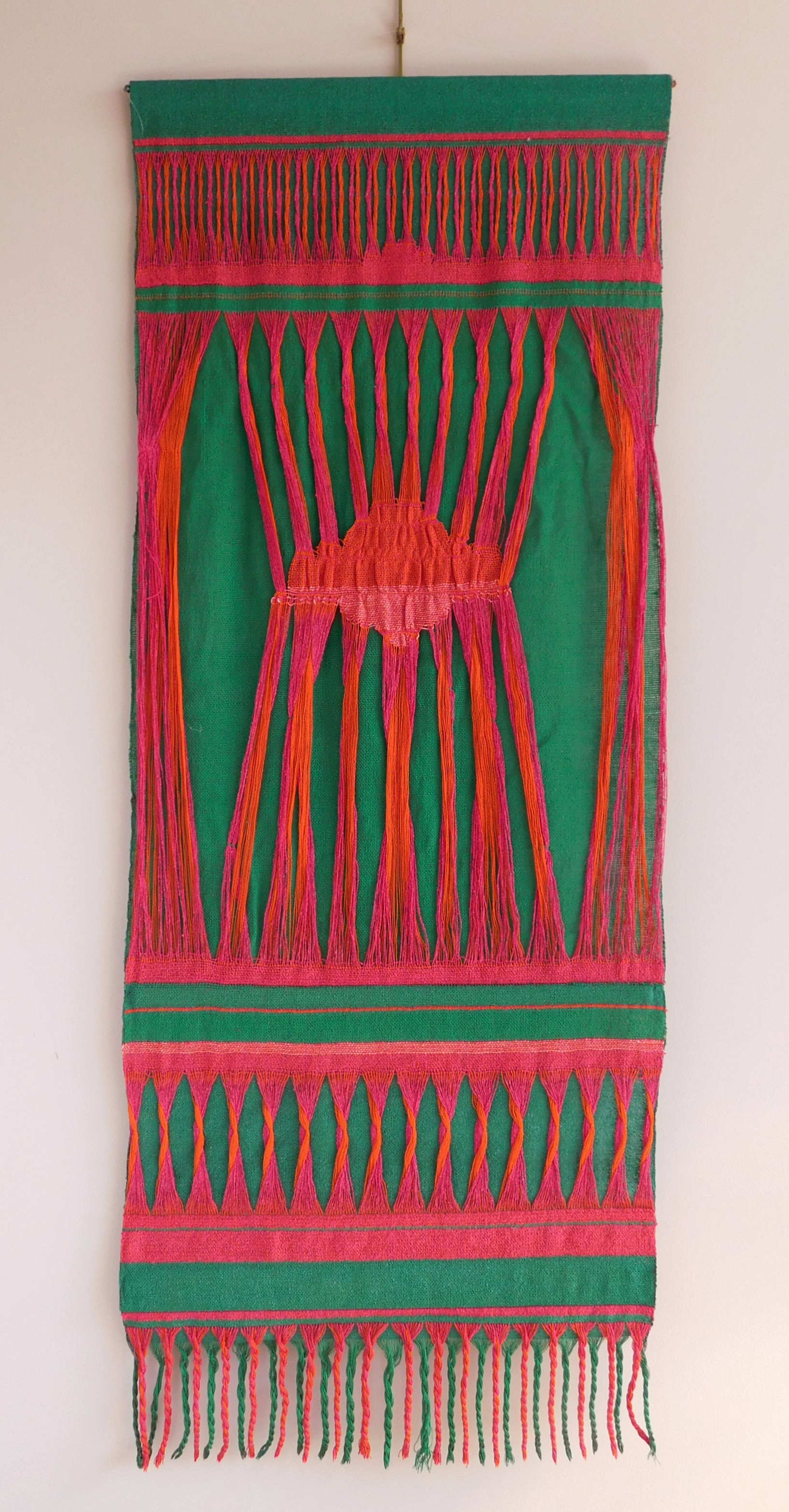 Appraisal: Dorothy Turbinski American - ''Red River''- woven textile very good