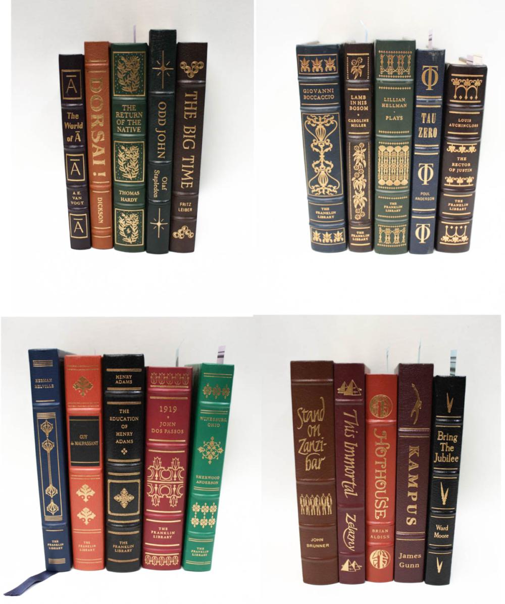 Appraisal: TWENTY LEATHER BOUND BOOKS by Easton Press and by The