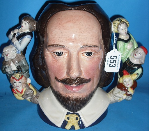 Appraisal: Royal Doulton Large Two Handled Character Jug William Shakespeare D