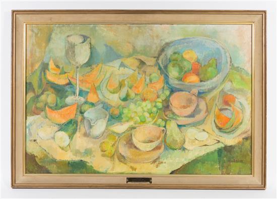 Appraisal: Sale Lot Beatrice L Becker American b Still Life casein