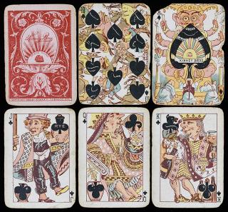 Appraisal: Kinney Tobacco Transformation Playing Cards Kinney Bros ca Fair Well