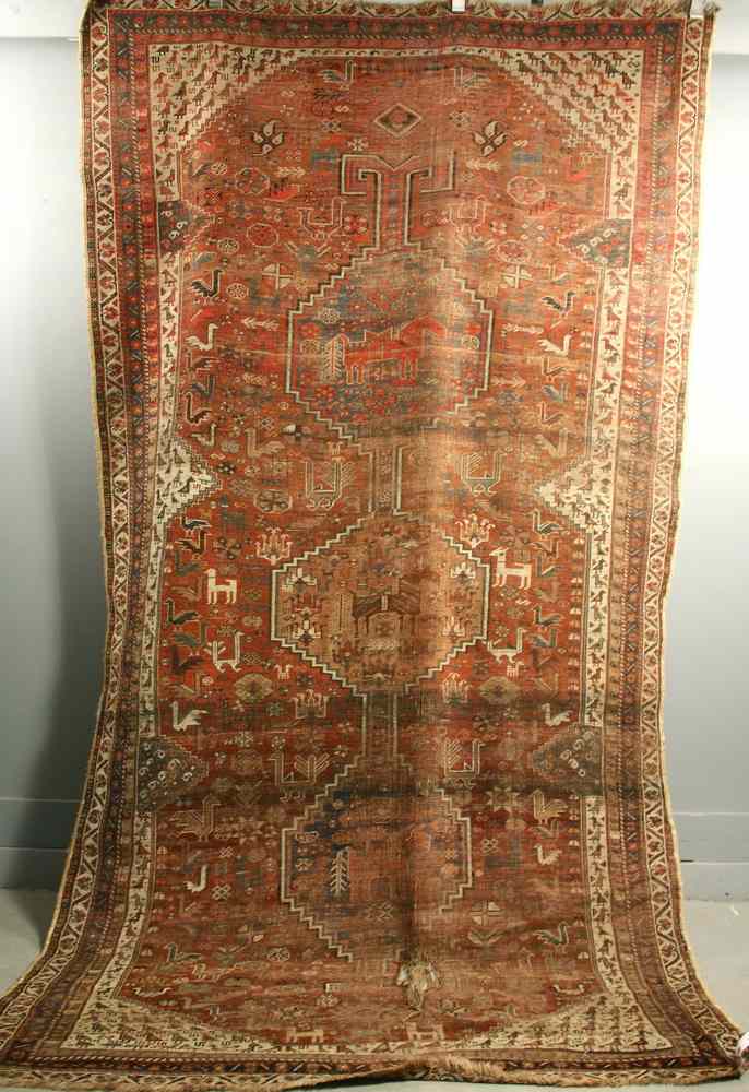 Appraisal: RUNNER - ' '' x ' - Antique Caucasian runner