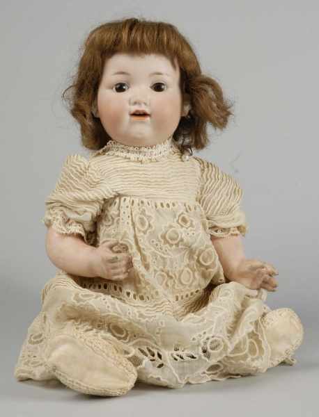 Appraisal: Cute German Bisque Character Baby Doll Description Bisque socket head