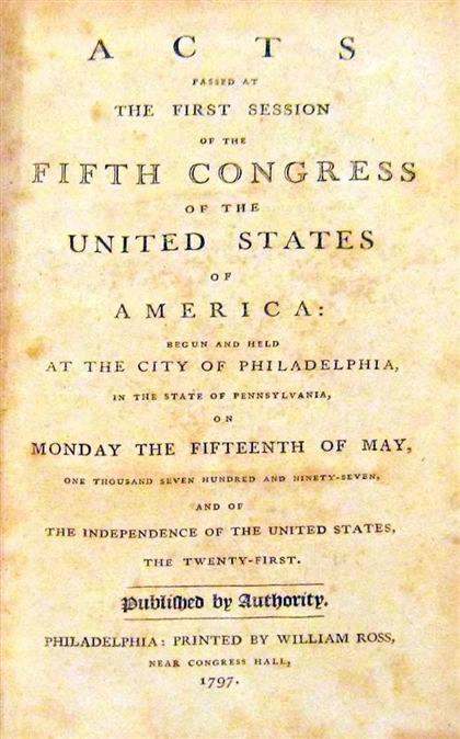 Appraisal: vols United States of America The Laws of The Philadelphia