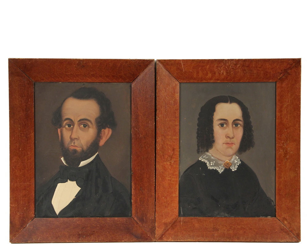 Appraisal: WILLIAM MATTHEW PRIOR MA ME - SCHOOL- Pair of Portraits