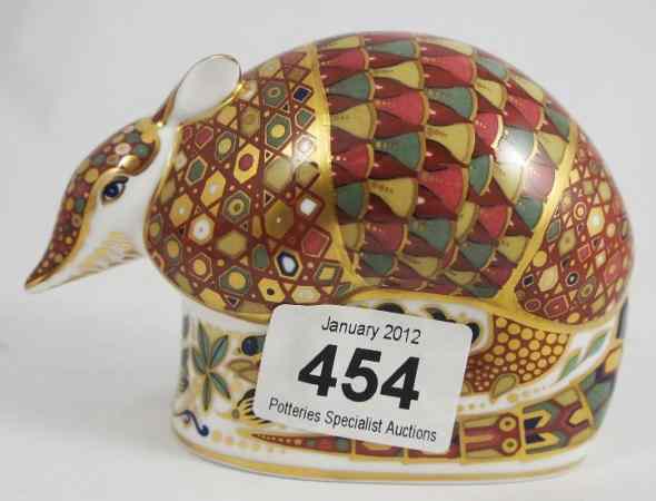 Appraisal: Royal Crown Derby Armadillo Limited Edition with Gold Stopper and