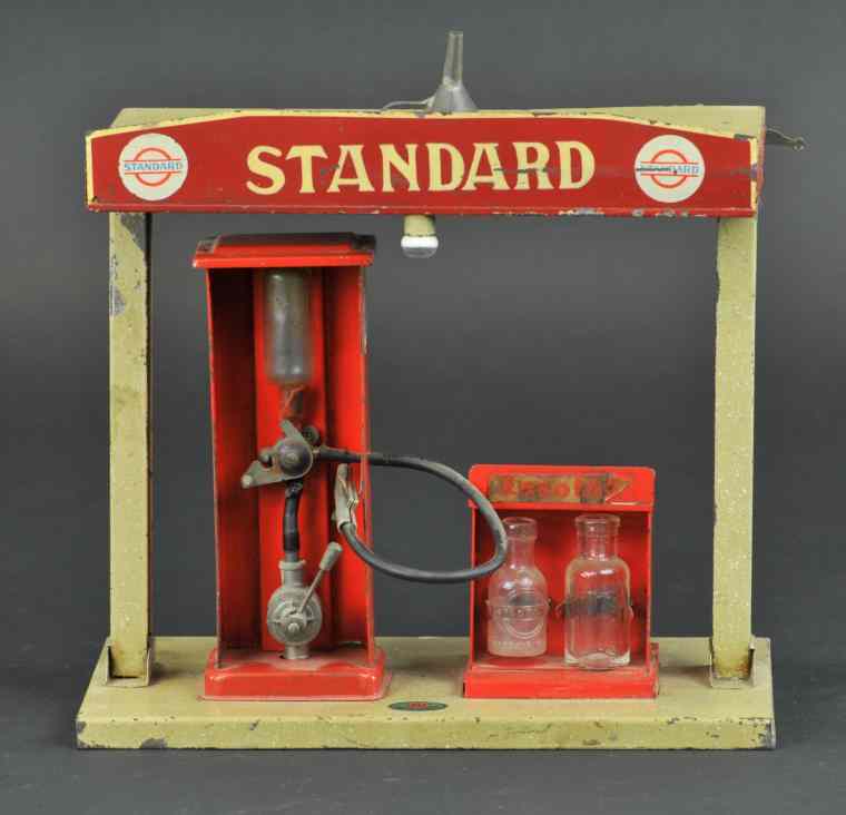 Appraisal: STANDARD MOTOR OIL PETROL STATION Germany Doll canopy roof over