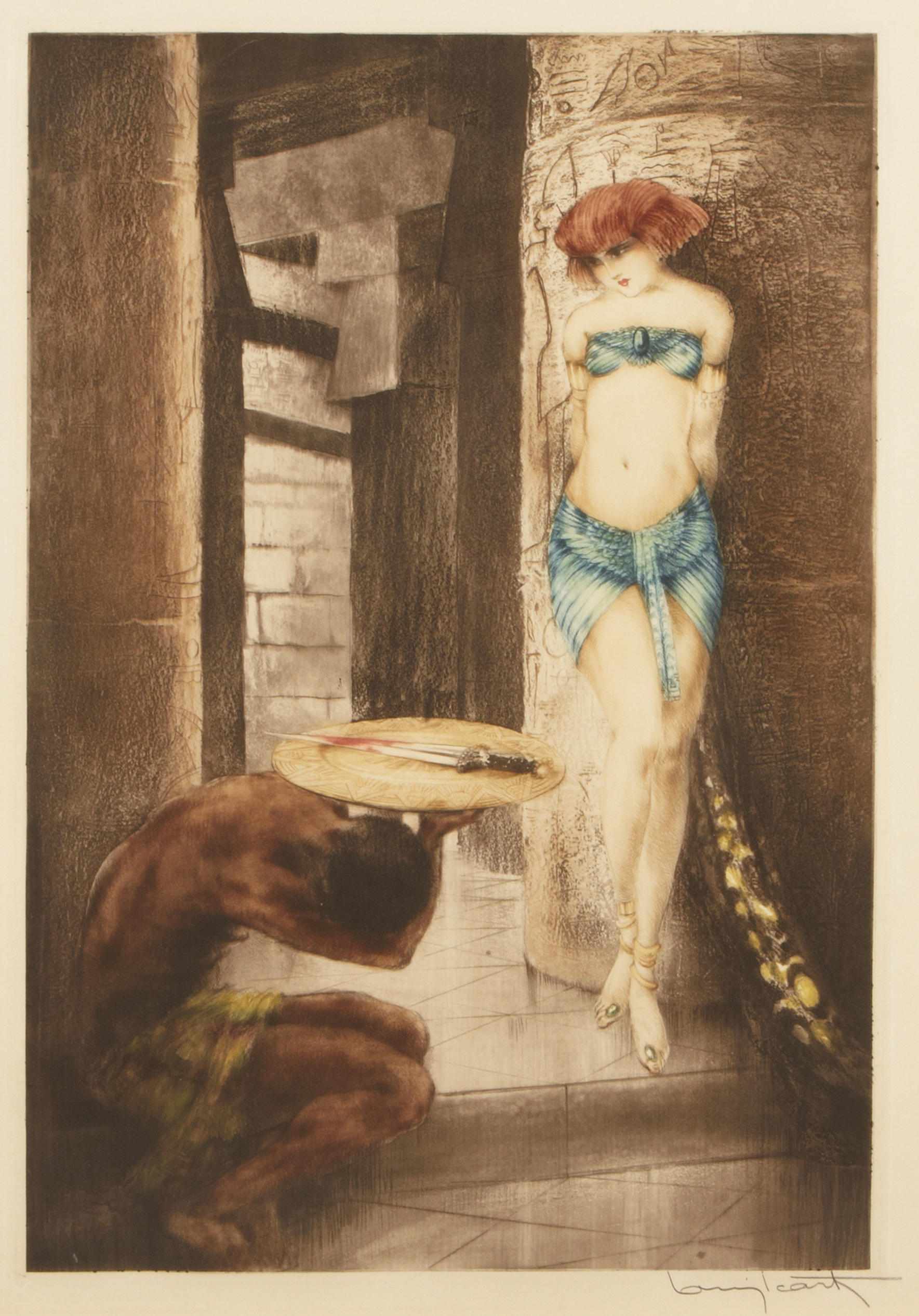 Appraisal: Louis Icart French - Salom H C I Etching and