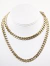 Appraisal: NECKLACE - K yellow gold vintage curb link neck chain