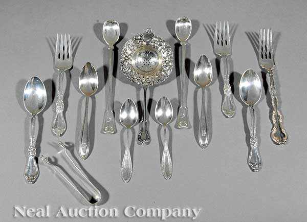 Appraisal: A Group of American Sterling Silver Flatware various makers including