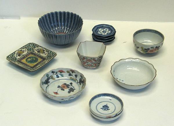 Appraisal: A group of Imari and Kutani table ware Including one