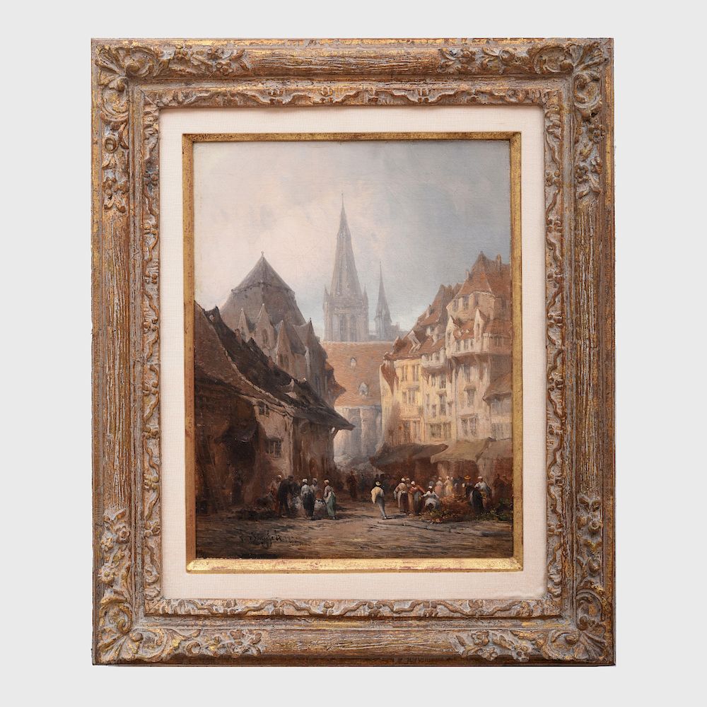 Appraisal: L onard Saurfelt c - Street View with Market Oil