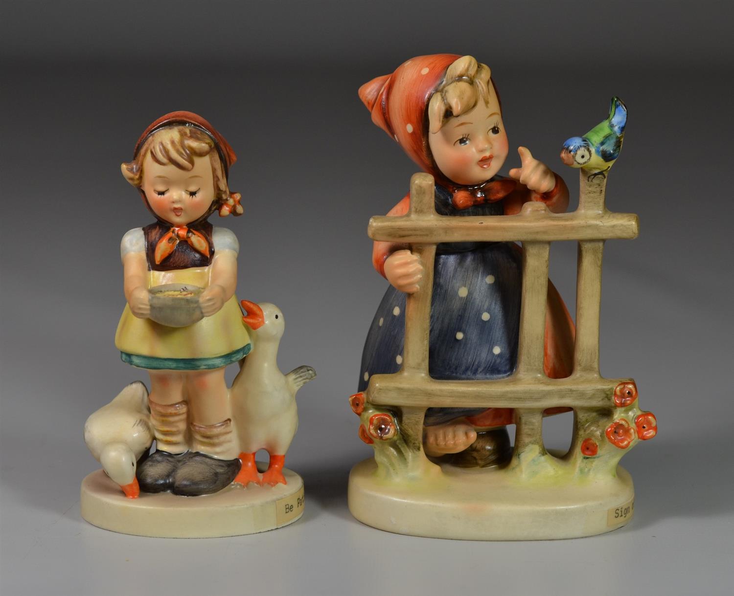 Appraisal: Goebel Hummel Figurines Sign of Spring West Germany TMK- Be