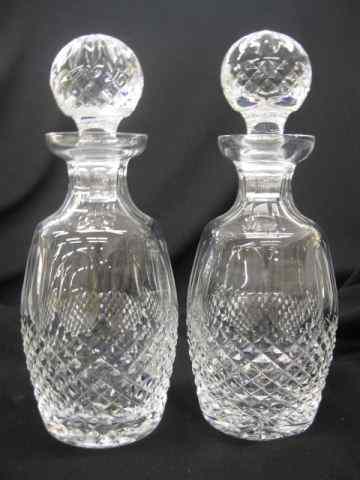 Appraisal: Pair of Waterford ''Coleen'' Cut Crystal Decanters '' signed excellent