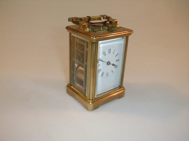 Appraisal: A gilt brass carriage clock high