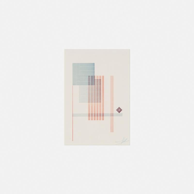 Appraisal: Piet Zwart Free Composition Piet Zwart Free Composition letterpress on