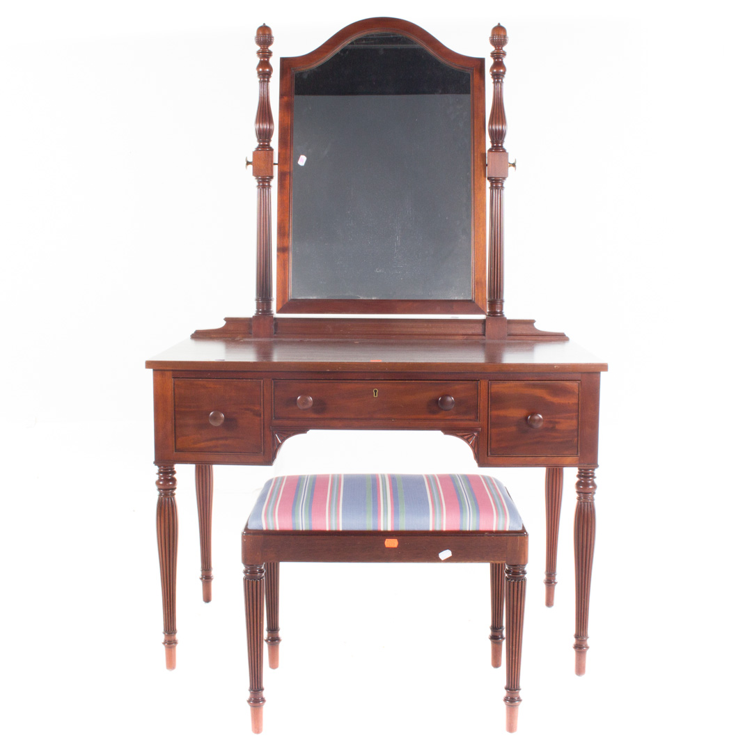 Appraisal: Potthast vanity with bench