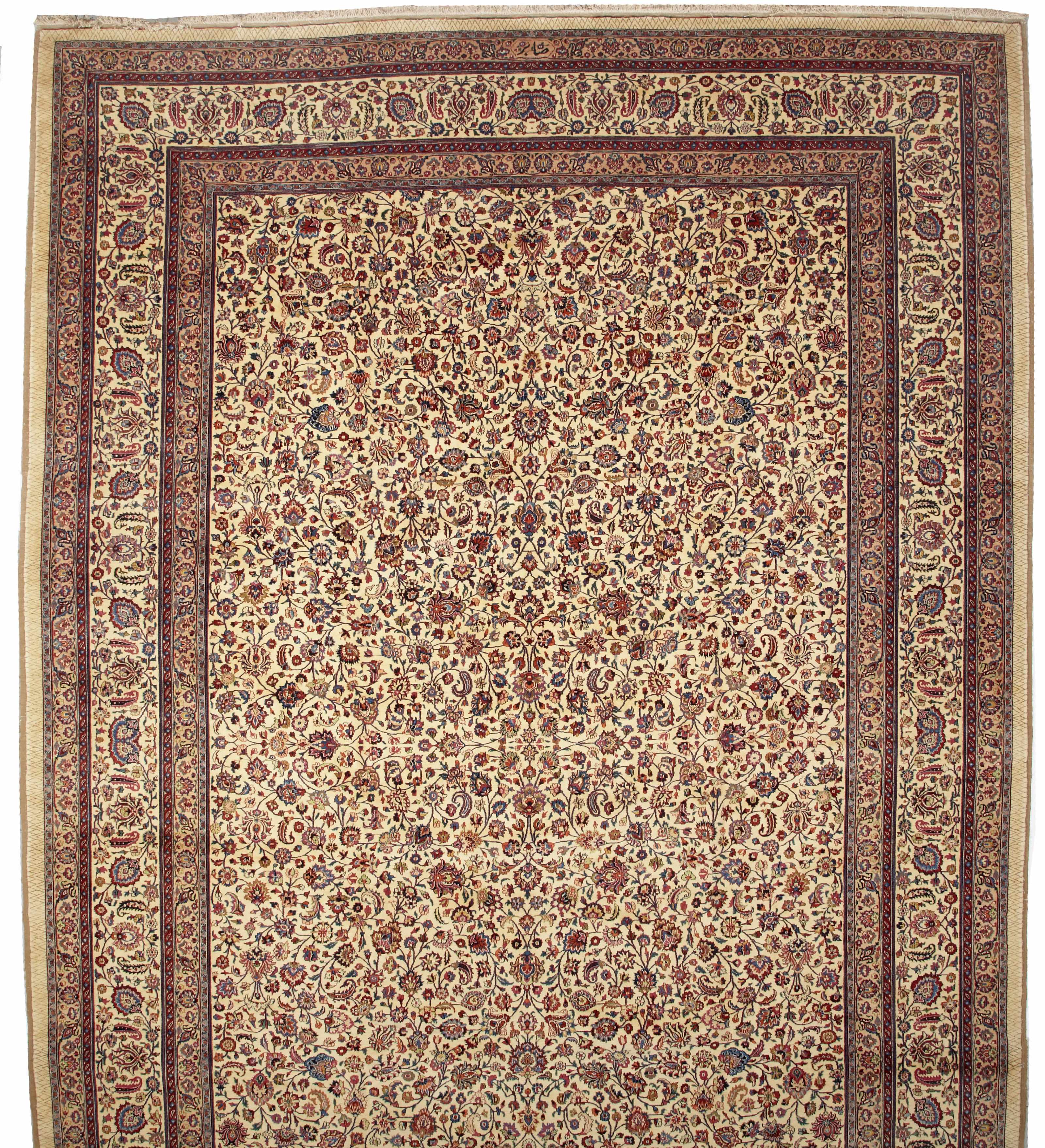 Appraisal: A Saber Meshed carpet Northeast Persiacirca size approximately ft in