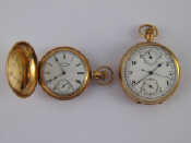 Appraisal: A mixed lot comprising a carat gold cased chronograph pocket