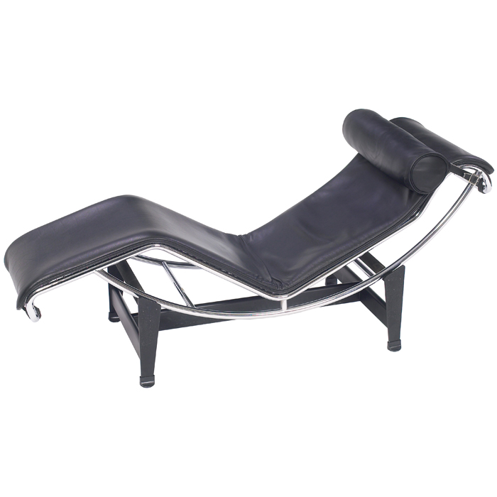 Appraisal: Le Corbusier LC chaise by Cassina in Italy imported by