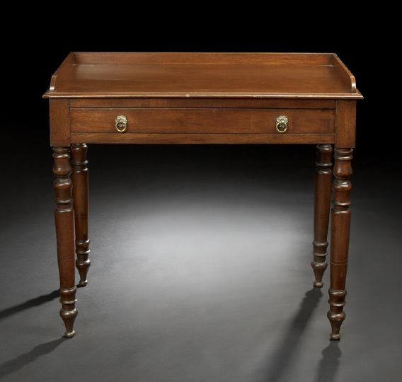 Appraisal: William IV Mahogany Table mid- th century the rectangular top