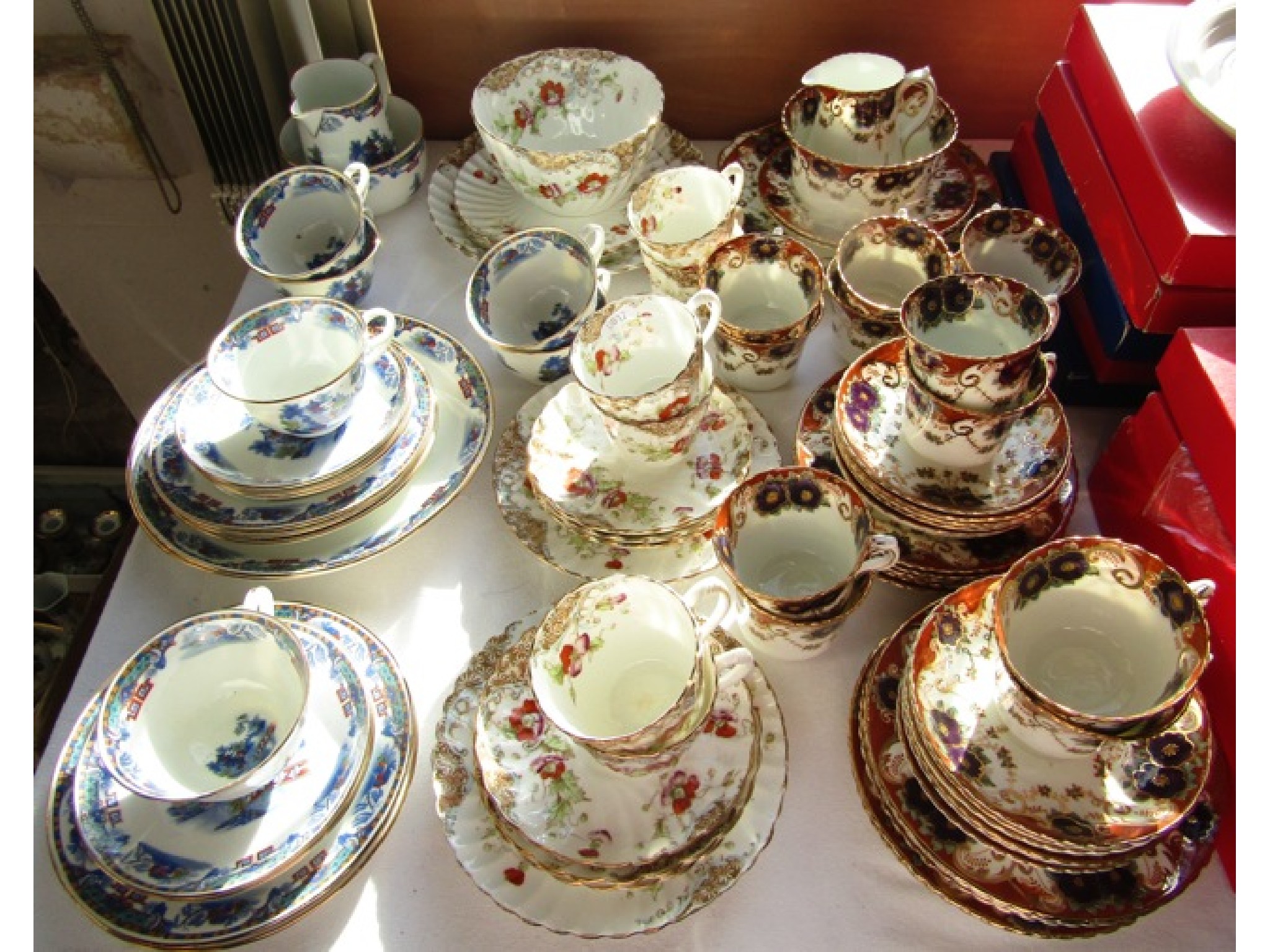 Appraisal: A collection of late th century Windsor China tea wares