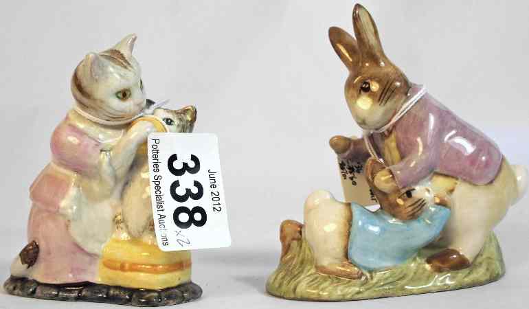 Appraisal: Beswick Beatrix Potter Figures Tabitha Twitchett and Miss Moppet and