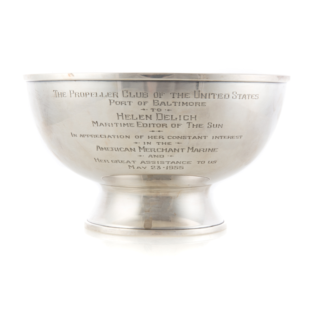 Appraisal: Schofield sterling silver Paul Revere style bowl with presentation inscription