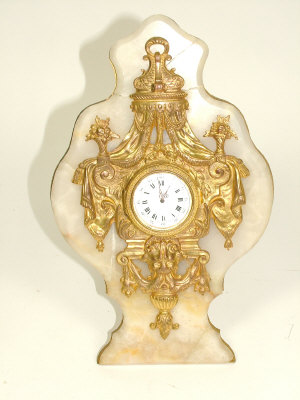 Appraisal: A th century French strut clock the watch movement with