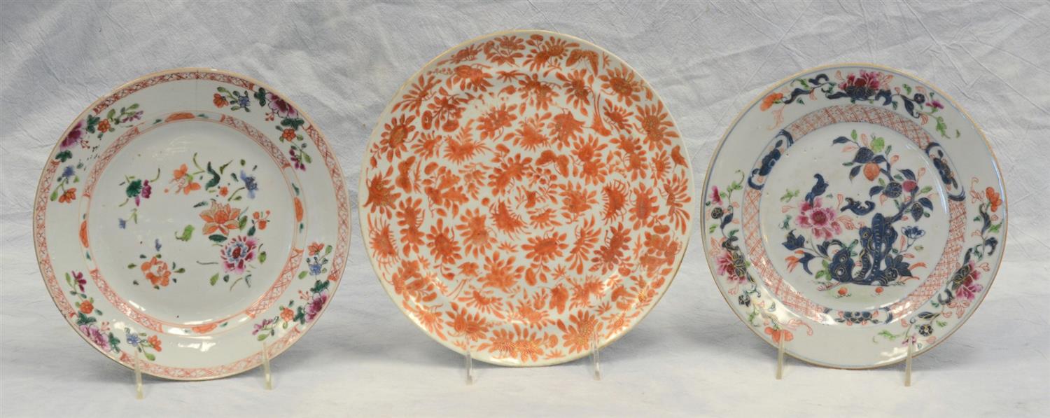 Appraisal: Pieces Chinese Export porcelain to include dinner plates each -