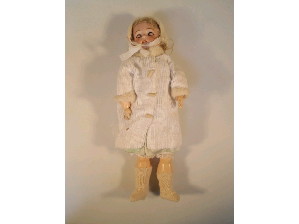 Appraisal: A Simon and Halbig K R bisque head doll with