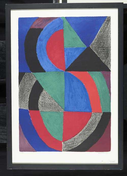 Appraisal: DELAUNAY SONIA Gradizhsk Ukraine - Paris Abstract composition Colour lithograph